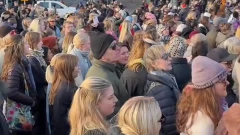 Women Protest For Equal Pay In Iceland