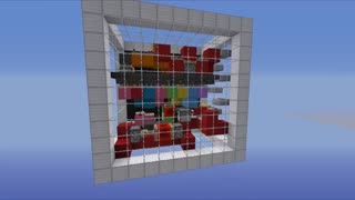 Working Analogue Clock In Vanilla Minecraft.