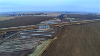 Fremont By-Pass Construction over Old Hiway 275 and that general area