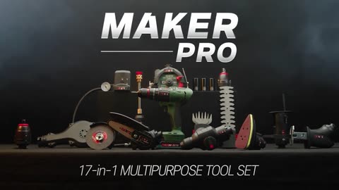Maker Pro : 17-in-1 Multipurpose Tool Set