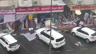 Strong winds in Dubai