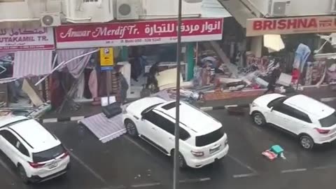 Strong winds in Dubai