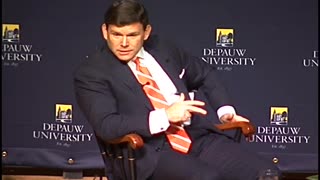 October 12, 2013 - Fox News Anchor Bret Baier Visits His Indiana College Alma Mater