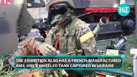 Russia Displays Captured British, French & U.S. Artillery At Moscow Exhibition | Watch