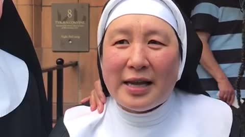 Nun warns anti-lockdown protestors about dangers of coronavirus vaccine