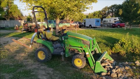 Graham Family Farm: Moving Rocks on Flag Day