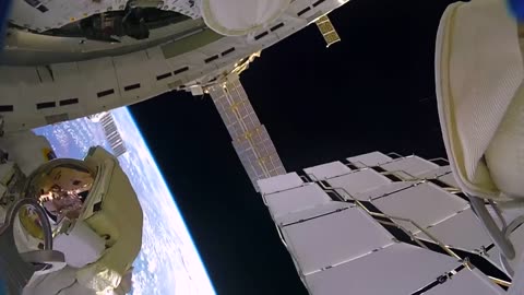 Astronauts accidentally lose a shield in space (GoPro 8K)