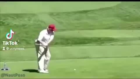 Trump’s golf game at its best!!