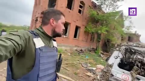 Ukraine war - And here are the shots from the liberated city of Zolote