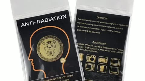 The Anti - Radiation Smartphone Sticker EMFDEFENSE™ Negative Ions Sticker