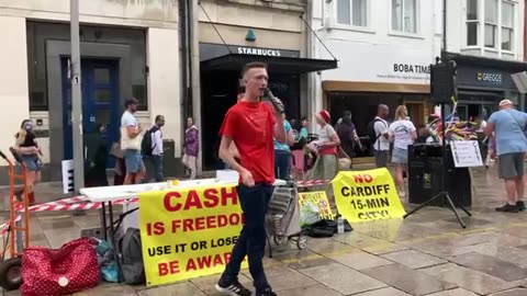 James Harvey Speaks in Cardiff Against 15 Minute Cities (04/08/23)