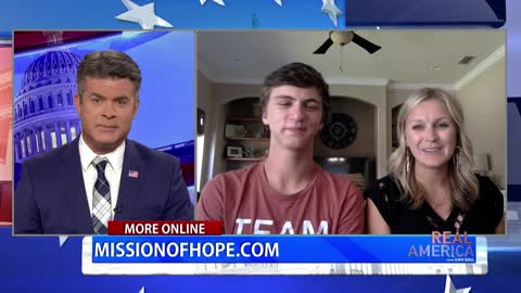 REAL AMERICA -- Dan Ball W/ Bryson & Mhari Turner, Teen Steps Up To Feed The Hungry, 7/27/22