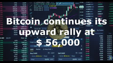 Bitcoin continues its upward rally