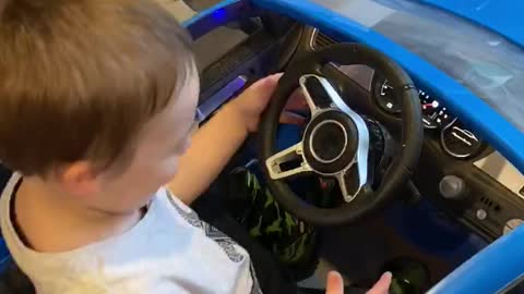 Dad Soups Up Son's Toy Car