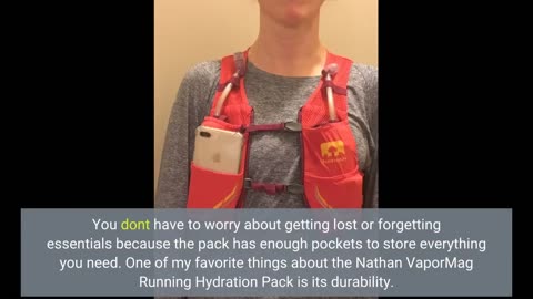 User Comments: Nathan VaporMag Running Hydration Pack for Women, Hydration Race Vest Includes T...
