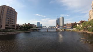 Blue Bridge on the river