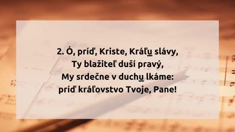 Ó, príď, Kriste, Boží Synu