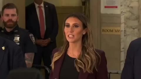 President Trump's Lawyer Alina Habba Makes Statement Outside Courtroom