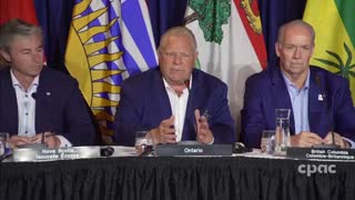 Premier Doug Ford on meeting with Trudeau: "Come to the table. We'll meet you anywhere, anytime. All thirteen of us will put our schedules aside to sit down and start the discussions"