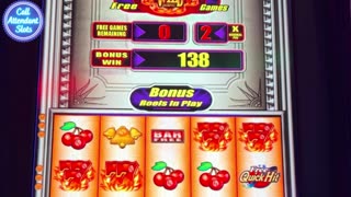 We got Back 2 Back Bonuses on my Favorite Quick Hit Slot!