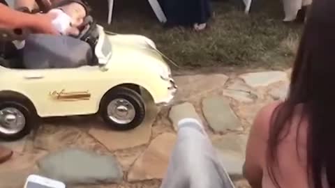 Ring Bearer Fails Kids add some comedy to a wedding!