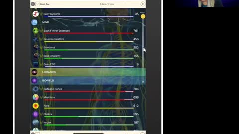 Quantum Healing - Quick demo of the genius Biofeedback