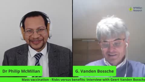 Geert Vanden Bossche PhD talks about the dangers surrounding Covid vaccination