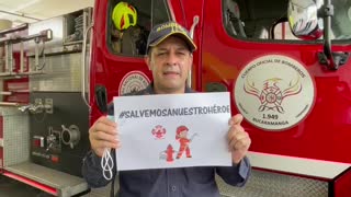 'Salvemos a Nuestro Héroe', la campaña por una Ecmo para un bombero de Bucaramanga
