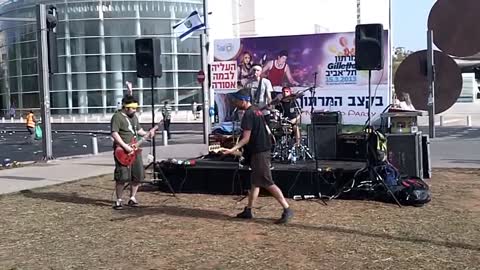 Tel Aviv Marathon Music at HaBima Square