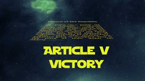 ARTICLE V VICTORY! STATE NUMBER 18 IS IN THE BOOKS!