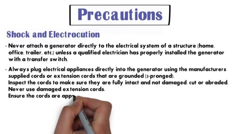 Generator Safety _ Portable Generator Hazards And Precautions _ Electric Generator Safety In Hindi