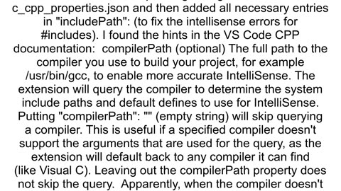 Unable to resolve configuration with compilerPath quotusrbingccquot Using quotclexequot instead