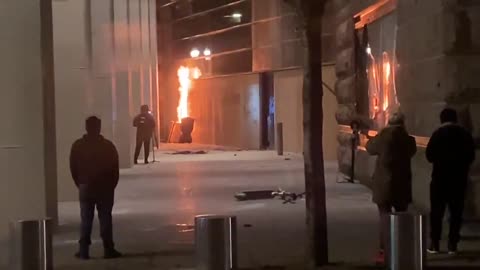 Antifa Set Fire to Federal Courthouse as Media Blackout Continues