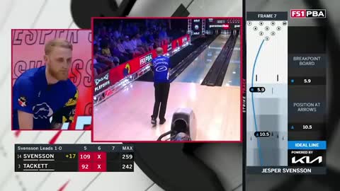 EJ Tackett vs. Jesper Svensson in PBA Playoffs round of 16 | PBA on FOX