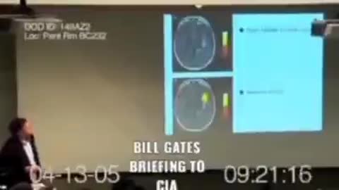 Bill Gates ~mind control virus~ presentation to CIA (2005)
