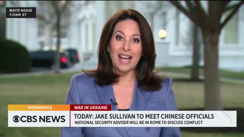 U.S. national security adviser meeting with Chinese officials on Ukraine