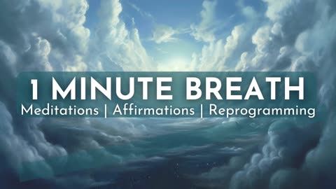 1 Minute Breath Meditation | Deep Breathing Exercise | 15 Mins Guided Meditation