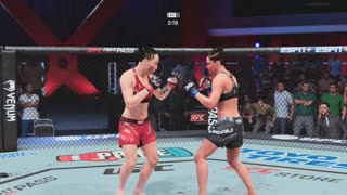 EA Sports UFC 5 Yan Xiaonan Vs Erin Blanchfield