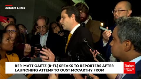 Matt Gaetz Vividly Explains That He Is Fed Up With Business As Usual