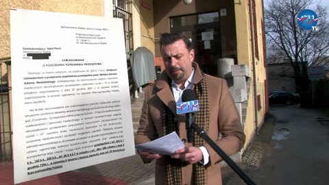 Rafał Piech składa ZAWIADOMIENIE do PROKURATURY na ministra zdrowia A. Niedzielskiego