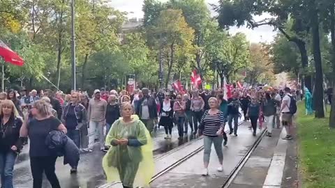 Vienna, Austra: Huge anti government and anti Agenda 2030 protests (Sept 10, 2022)