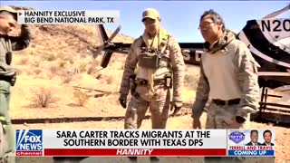 Sara Carter tracks migrants at Southern Border with Texas DPS