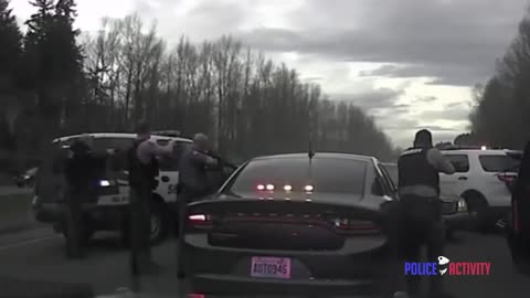 High Speed Police Chase Ends With Clean PIT Maneuver