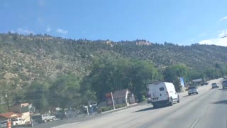 Ride through downtown Durango, Colorado