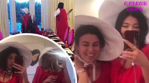 Kylie Jenner throws a birthday party for Anastasia Karanikolaou The Handmaid's Tale-themed