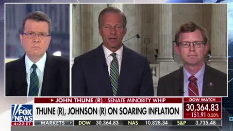 Sen. John Thune: "At the end of the day, the inflationary pressures that we're seeing in the country today have everything to do with the President and his policies."
