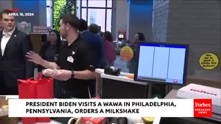 Biden’s entire visit to Philadelphia Wawa was carefully staged and scripted.