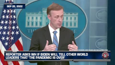 Reporter Asks WH If Biden Will Tell Other World Leaders That 'The Pandemic Is Over’