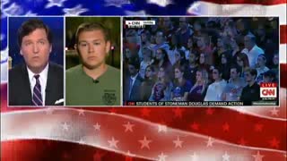 Tucker Carlson interviews Parkland student whose question was allegedly altered by CNN