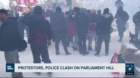 Police take control of Parliament Hill- NEWS OF WORLD